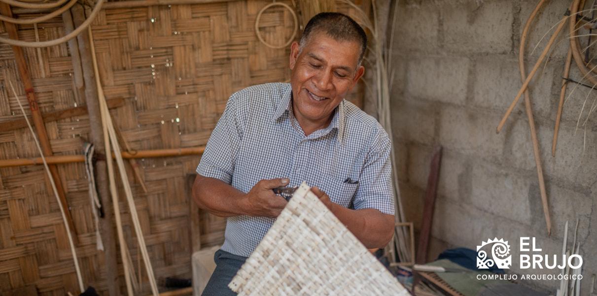 Señor Segundo Chuquipoma, artesano de Magdalena de Cao